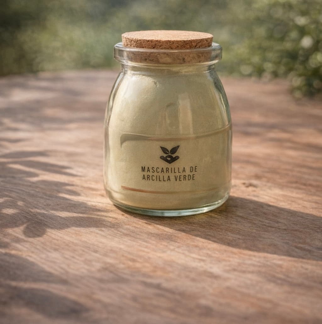 Mascarilla de arcilla verde